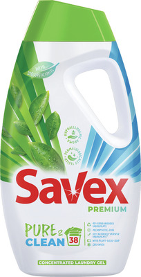 SAVEX PREMIUM PURE&CLEAN DETERG.LICHID RUFE 38SP.1,71L