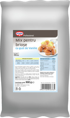 DR.OETKER MIX PENTRU BRIOSE CU GUST DE VANILIE 900G