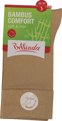 BELLINDA COMFORT SOSETE DAMA 79%BAMBUS 2%ELASTAN BEJ 39 42