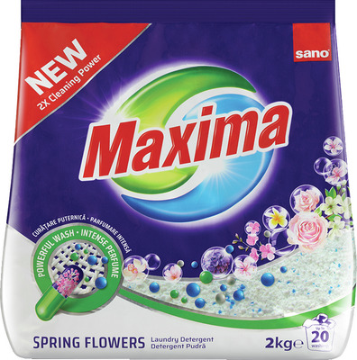 SANO MAXIMA DETERGENT RUFE PUDRA SPRING FLOWERS 2KG 20SPL