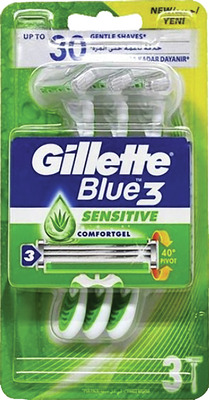 GILLETTE BLUE3 SENSITIVE 3BUC