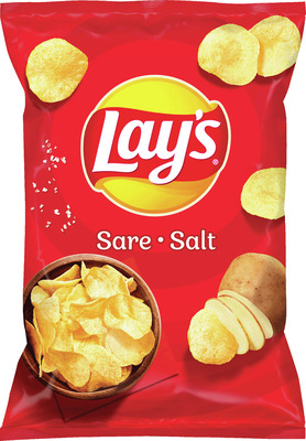 LAY'S CHIPS DIN CARTOFI CU SARE 125G
