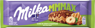 MILKA TABLETA CIOCOLATA CU ALUNE SI NAPOLITANA 270G