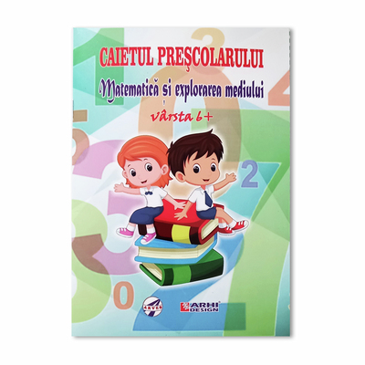 ARHI DESIGN CAIET A5 24 FILE 70 GR PRESCOLAR MATEMATICA