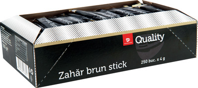 TRANSGOURMET QUALITY ZAHAR BRUN STICK 250X4G