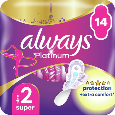 ALWAYS PLATINUM SUP.DUO 14BUC