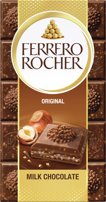 FERRERO ROCHER ORIGINAL TABLETA CIOCOLATA LAPTE 90G