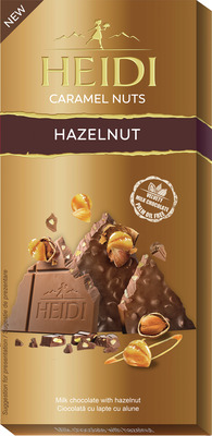 HEIDI TABLETA CIOCOL.LAPTE CU ALUNE PADURE CARAMELIZATE 80G