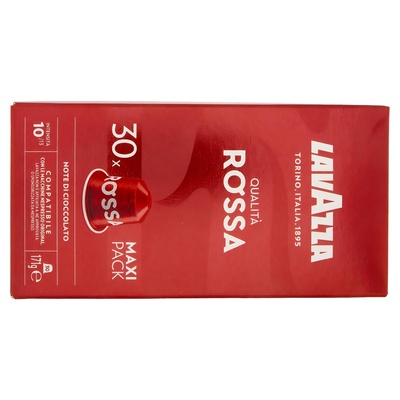 LAVAZZA QUALITA ROSSA CAPSULE COMPATIBLE NESPRESSO 30BU 171G