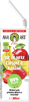 ANA ARE SUC DE MERE-CAPSUNI SI BANANE 0,2L