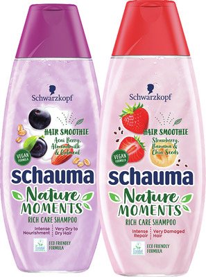 SCHAUMA NATURE MOMENTS SAMPON STRAWBERRY&CHIA 400ML