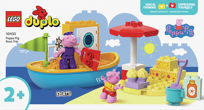 LEGO DUPLO PEPPA PIG EXCURSIA CU BARCA A PURCELUSEI PEPPA