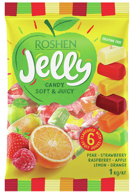 ROSHEN JELEURI NEGLAZURATE AROMA MIX FRUCTE 1KG