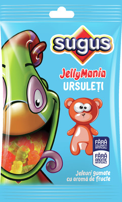 SUGUS JELLYMANIA URSI JELEURI GUMATE AROMA FRUCTE75G