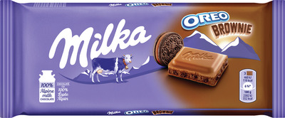 MILKA TABLETA DE CIOCOLATA OREO BROWNIE 100G