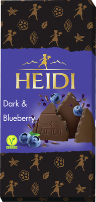 HEIDI DARK TABLETA CIOCOLATA BLUEBERRY 80G