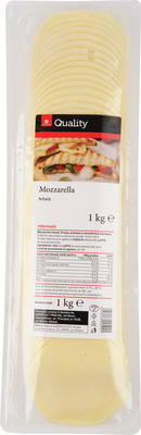 TRANSGOURMET QUALITY MOZZARELLA FELIATA 1 KG