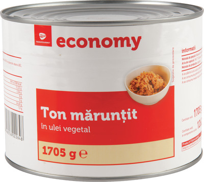 TRANSGOURMET ECONOMY TON MARUNTIT IN ULEI VEGETAL 1705G