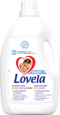 LOVELA BABY DETERGENT LICHID RUFE COLORATE 2.9L 32SPALARI