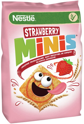 NESTLE STRAWBERRY MINIS CEREALE GUST DE CAPSUNI 250G