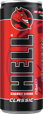 HELL ENERGY BAUT.ENERG. CU AROMA TUTTI-FRUTTI 0,25DZ SGR