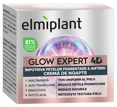 ELMIPLANT CREMA DE NOAPTE 4D GLOW 50ML