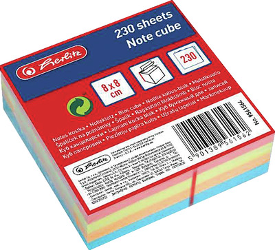 HERLITZ CUB HARTIE COLOR 230 FILE 8 X 8 CM (cu aplicatia Selgros)