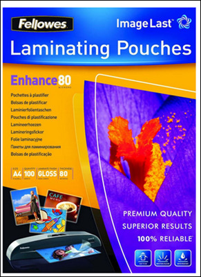 FELLOWES FOLIE LAMINAT A4 80 MICRONI 100 BUCATI PER TOP
