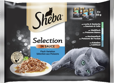 SHEBA PLIC SELECTII PESTE 4X85G