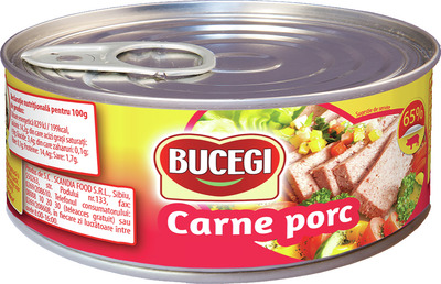 BUCEGI CARNE DE PORC 65% 300G