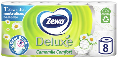 ZEWA DELUXE ALBA HARTIE IGIENICA 3STRATURI 8ROLE