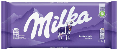 MILKA TABLETA DE CIOCOLATA CU LAPTE ALPIN 90G