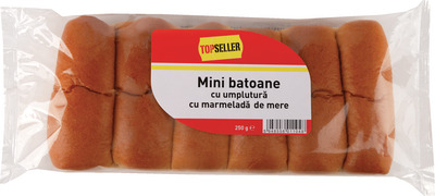 TOPSELLER MINI BATOANE CU UMPL CU MARMELADA MERE 250G