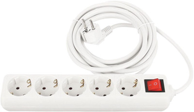 STROHM PRELUNGITOR 5PRIZE 1.5M CU INTRERUPATOR, 3X1 MMP, ALB