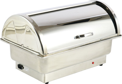 TOP-GASTRO CHAFING DISH ELECTRIC ROLLTOP SS