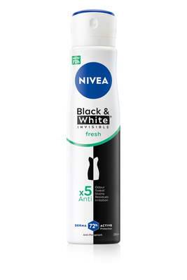 NIVEA DEO SPRAY BLACK&WHITE FRESH 250ML