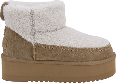 ANNA VIOTTI GHETE DAMA PIELE INTOARSA IMBLANITE CAMEL 3640