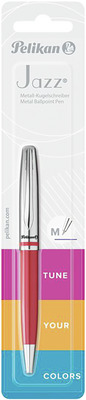 PELIKAN PIX METAL JAZZ ROSU VARF 0,6 MM MINA ALBASTRA