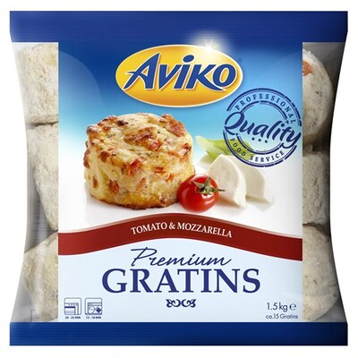 AVIKO CARTOFI GRATINATI CU ROSII SI MOZZARELA 1500G