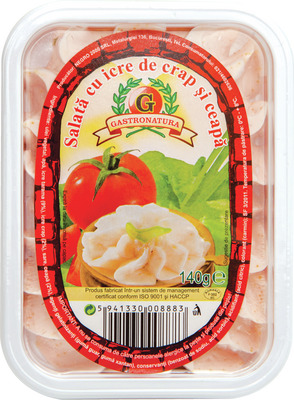 GASTRONATURA SALATA DE ICRE CU CRAP SI CEAPA 140G