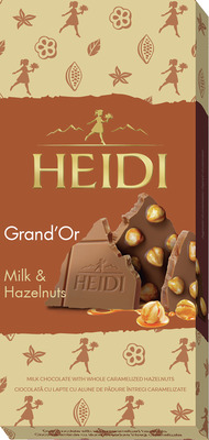 HEIDI GRAND`OR CIOCOLATA LAPTE SI ALUNE 80G