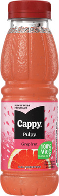 CAPPY PULPY CU SUC DE GRAPEFRUIT ROZ 0,33PET SGR