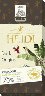 HEIDI DARK ORIGINS ECUADOR CIOCOLATA AMARUIE 70% CACAO50G