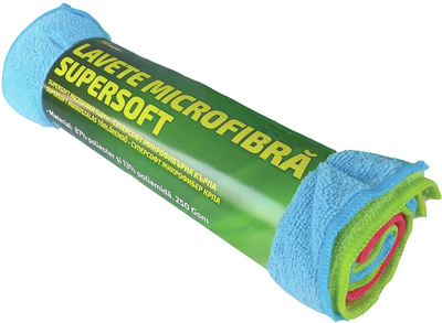 RO GROUP LAVETA MICROFIBRA 40X30CM, 3 BUC/SET