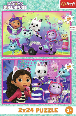 TREFL PUZZLE 2X24 PIESE DIVERSE MODELE