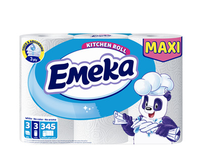 EMEKA PROSOAPE HARTIE WHITE MAXI ROLL 3BUC