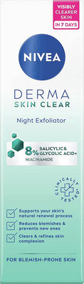 NIVEA DERMA SKIN CLEAR EXFOLIATOR PT.NOAPTE 40ML