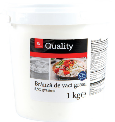TRANSGOURMET QUALITY BRANZA PROASPATA GRASA DE VACI 1 KG