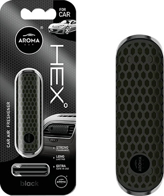 AROMA CAR POLIMER HEX BLACK ODORIZANT AUTO