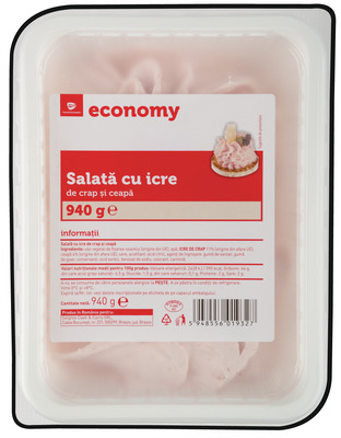 TRANSGOURMET ECONOMY SALATA CU ICRE DE CRAP SI CEAPA 940 G